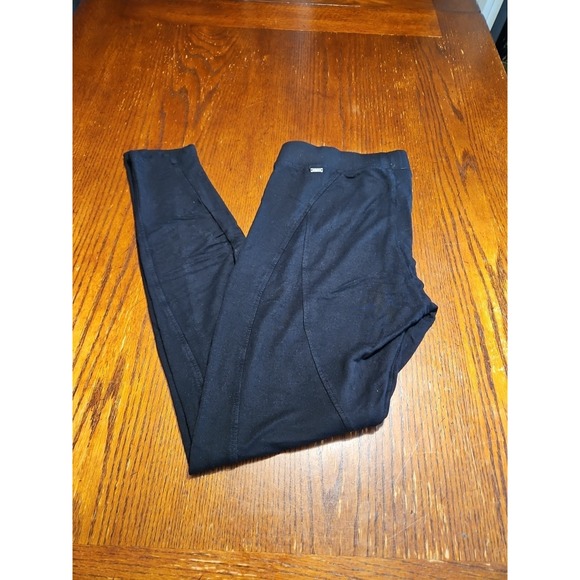 UGg Women's Black Yoga Pants Athleisure‎ Pull On Active Wear Size Large (A640) - Picture 2 of 8